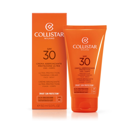 COLLISTAR CREMA ABBRONZANTE VISO E CORPO PROTEZIONE ULTRA SPF 30 | RossoLacca