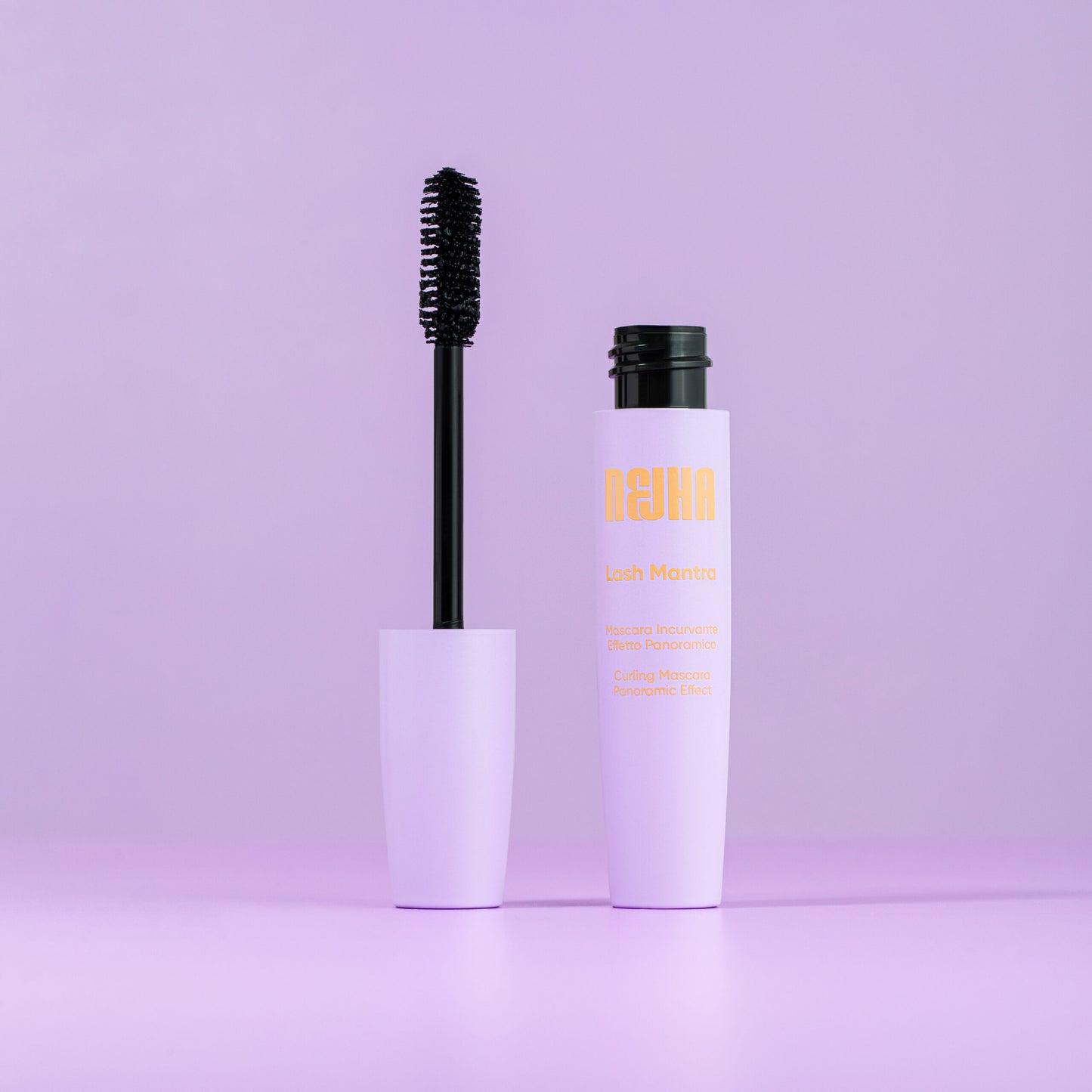 NEJHA Lash Mantra – Mascara Incurvante Effetto Panoramico | RossoLacca