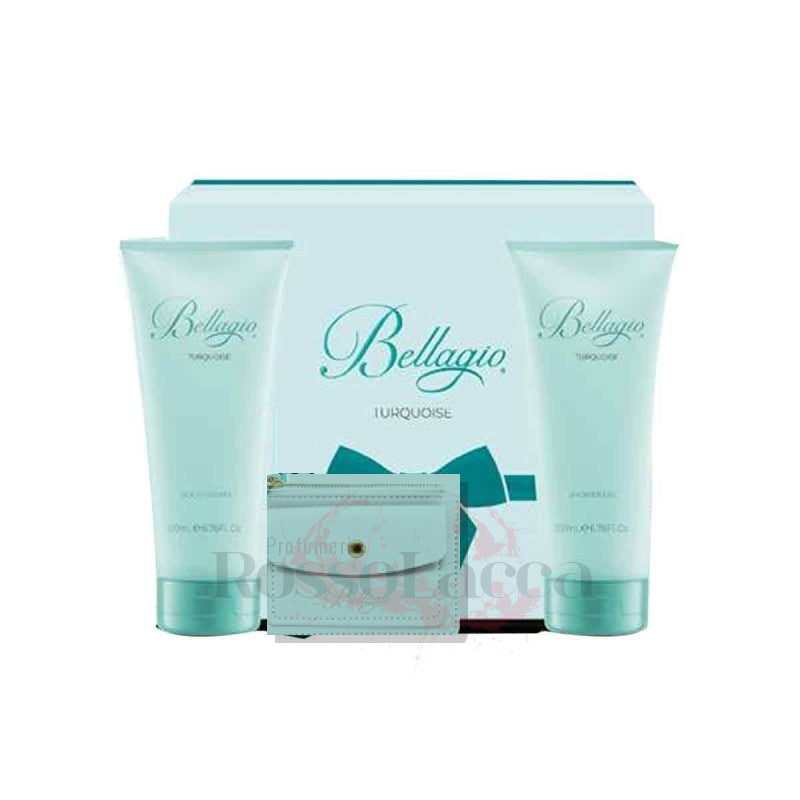 Bellagio Turquoise Cofanetto Corpo con Portamonete | RossoLacca