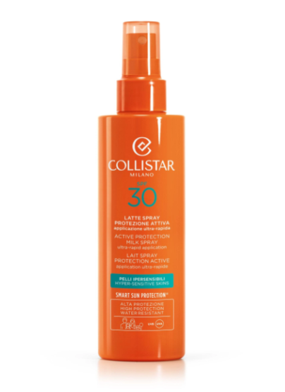 Collistar Latte Spray Protezione Attiva Spf 30 200 ml SU ROSSOLACCA STORE