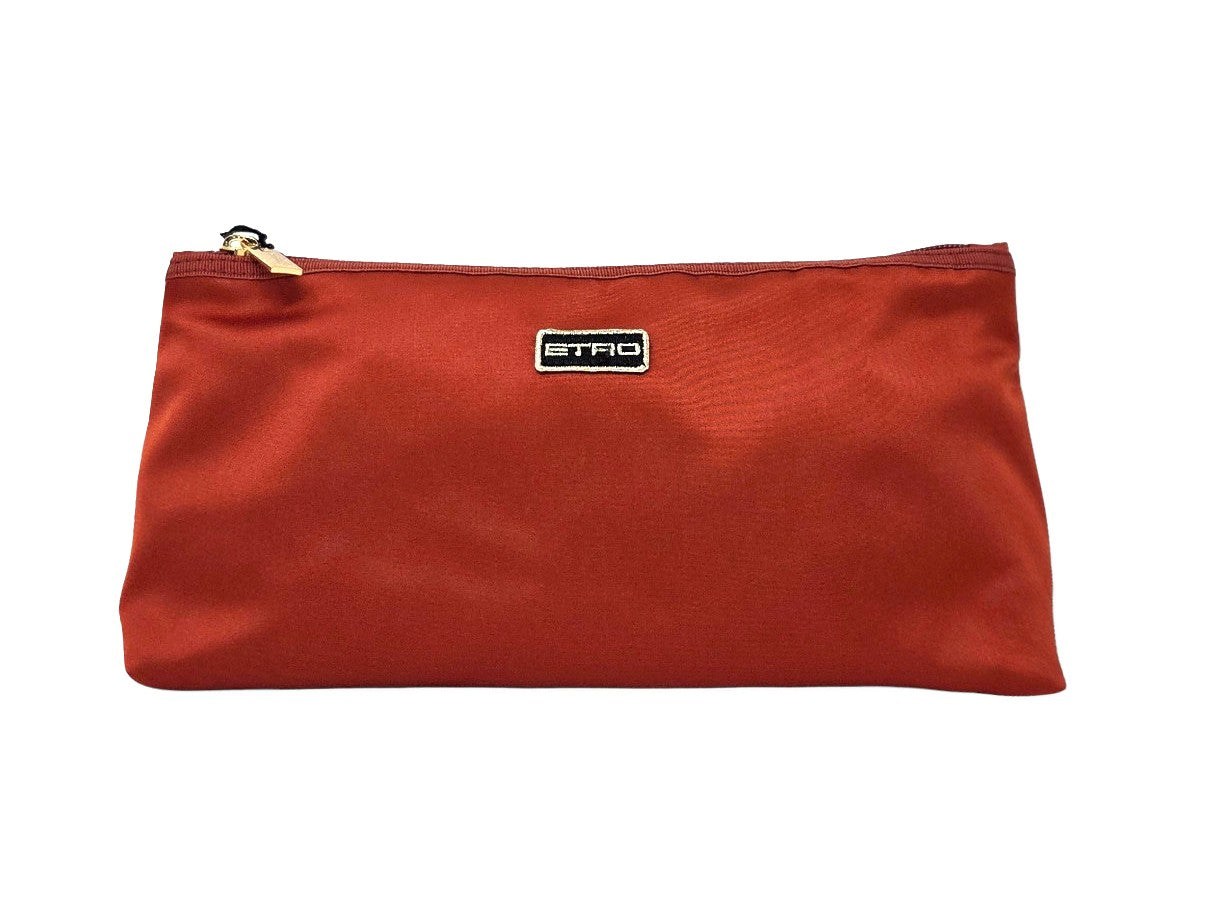 ETRO Beauty Long MakeUp Bag Collezione Autunno 2025 | RossoLacca