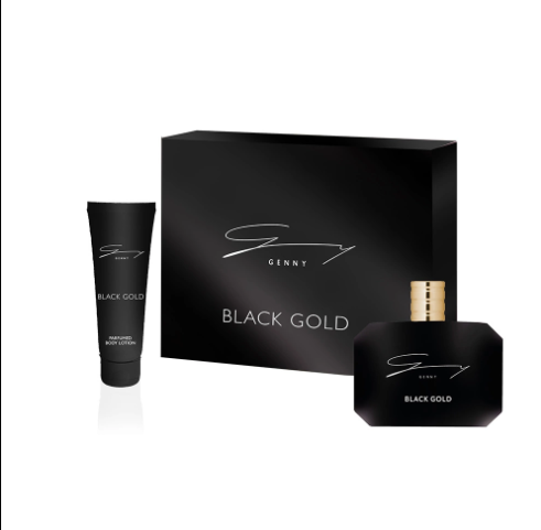 Genny Black Gold Gift Set Edizione 2024/25 Edt 100 ml + Latte Corpo 100 ml| RossoLacca