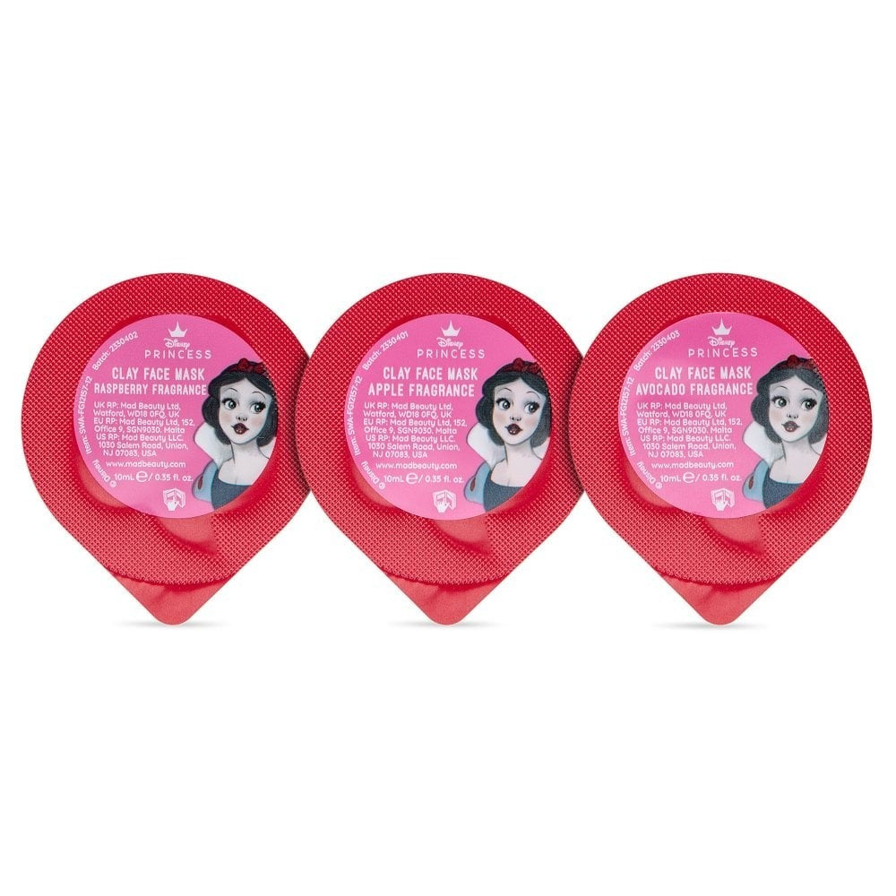 Mad Beauty Disney Kit Maschere Viso Biancaneve a forma di mela | RossoLacca