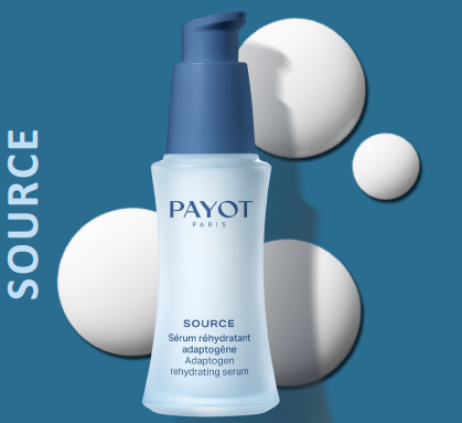Siero Superidratante Adattogeno Payot Source Acido jaluronico Alga Bretone Fungo Reishi