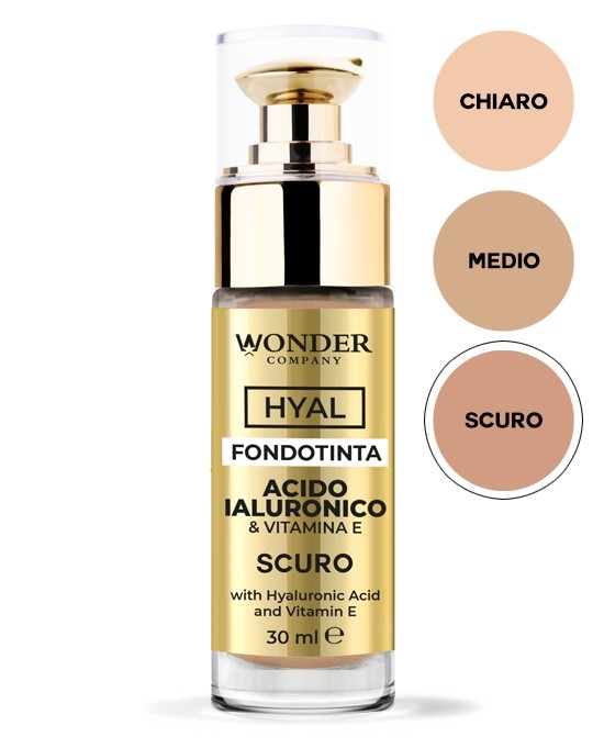 LR Wonder Company Hyal Fondotinta Naturale e Coprente Scuro | RossoLacca
