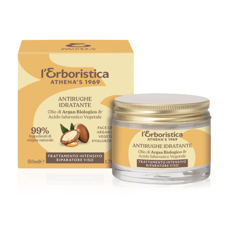 Athena's Crema Viso Intensiva Olio di Argan e Acido Ialuronico - RossoLaccaStore