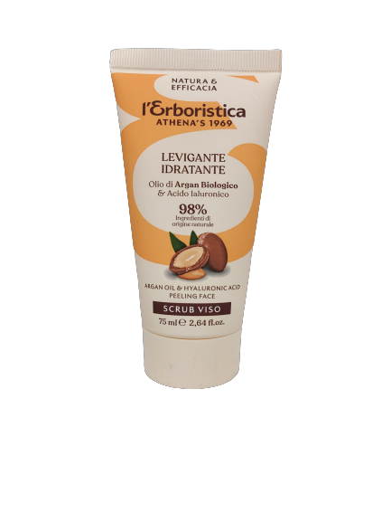 Athena's Scrub Viso Olio di Argan e Acido Ialuronico | RossoLacca