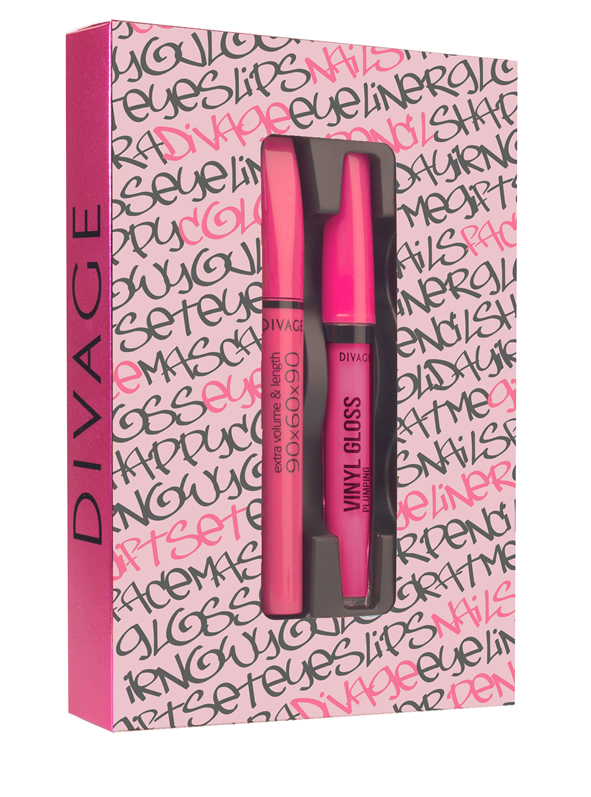 Divage Coffret Mascara + Vinyl Gloss Nr.04 - RossoLaccaStore