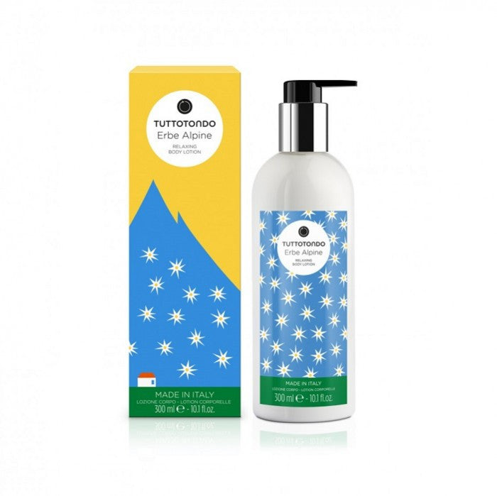 Tuttotondo Erbe Alpine Lozione Corpo Rilassante 300 ml - RossoLaccaStore