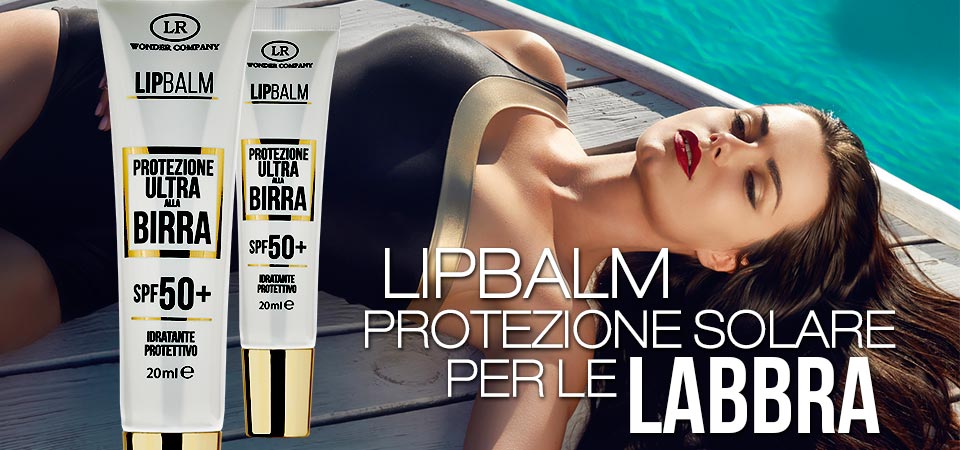 LR Wonder Company Beer Lip Balm Protezione Labbra Ultra Alla Birra SPF 50+ - RossoLaccaStore
