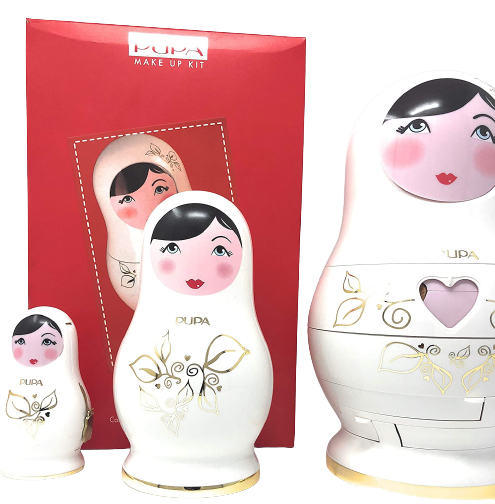 PUPOSKA Iconica Trousse PUPA da Collezione Taglia Big | RossoLacca