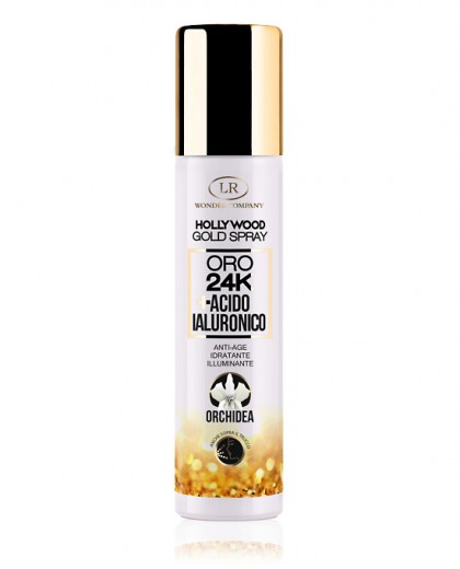 LR Wonder Company Hollywood Gold Spray Oro 24K-Acido Ialuronico - RossoLaccaStore