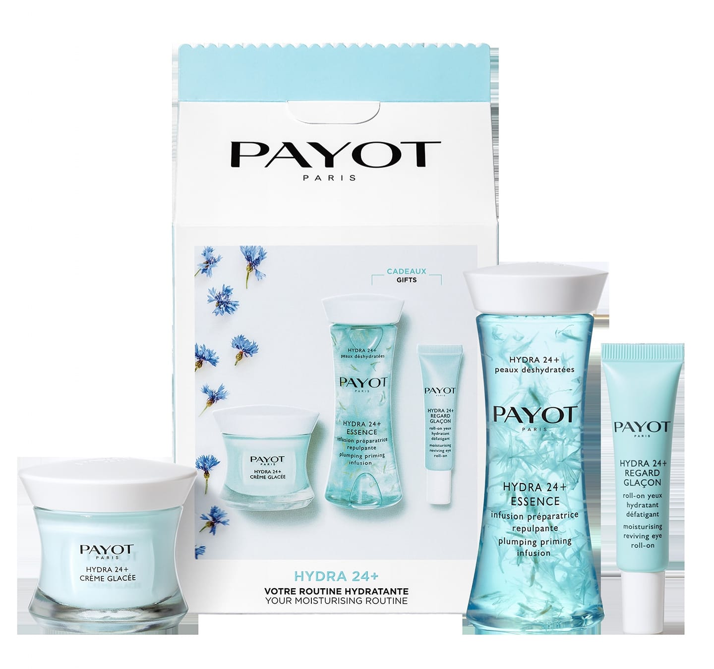 Cofanetto PAYOT Hydra 24+ con 3 prodotti a base di acido jaluronico | RossoLacca Store