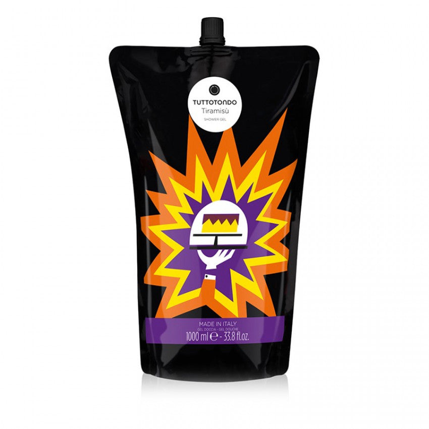 Tuttotondo Tiramisù Gel Doccia Ecosostenibile conf. da 1 litro | RossoLacca