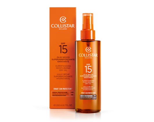 Collistar Olio Secco Superabbronzante Idratante Water Resistant SPF 15 | RossoLacca