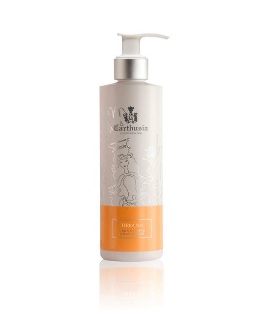 Carthusia Terra Mia Crema Corpo Unisex 250 ml al caffè e nocciole | RossoLacca
