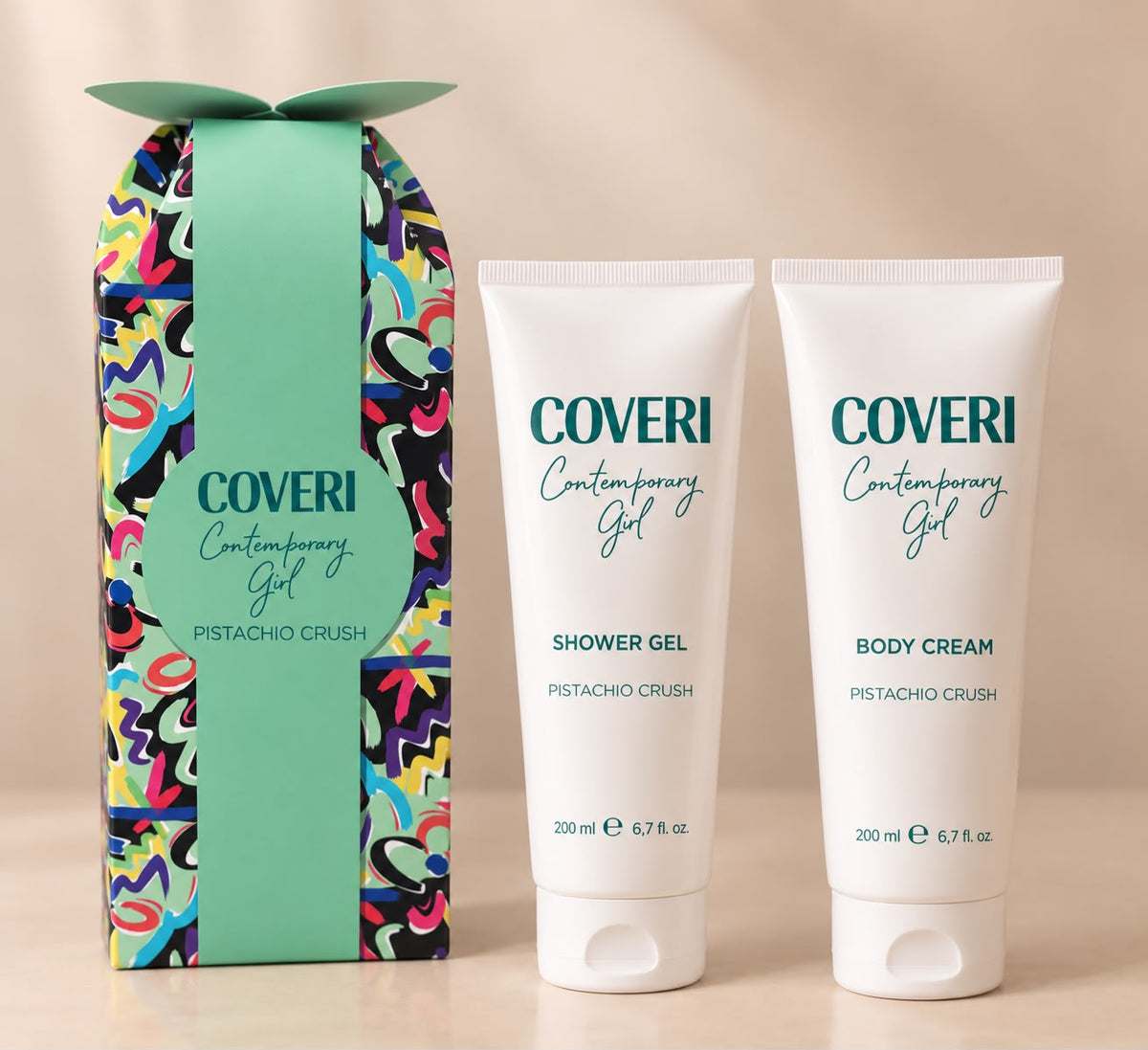 Enrico Coveri Contemporary Girl Pistachio Crush Cofanetto Shower Gel 200ml + Body Cream 200ml | RossoLacca