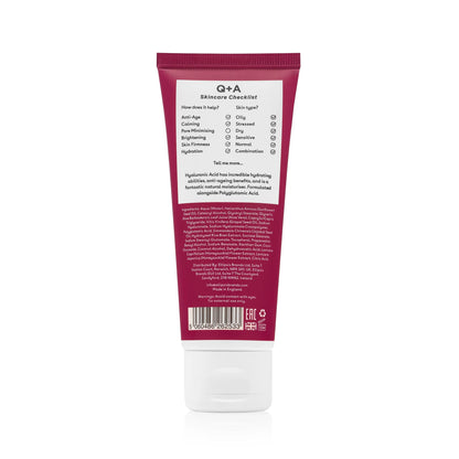 Q+A Crema Idratante Quotidiana all'Acido Ialuronico 75 ml Tutte le Pelli | RossoLacca