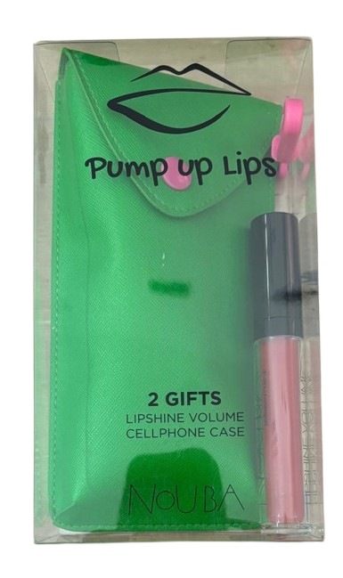 Nouba Pump Up Lips Kit Gloss Rimpolpante + Portacellulare | RossoLacca