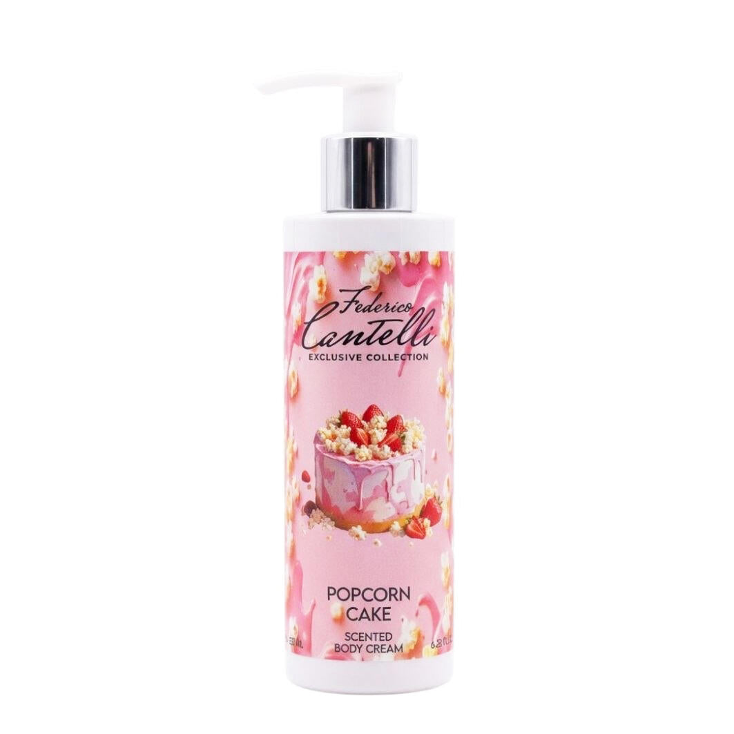 Federico Cantelli Popcorn Cake Crema Corpo Profumata 200 ml - RossoLaccaStore