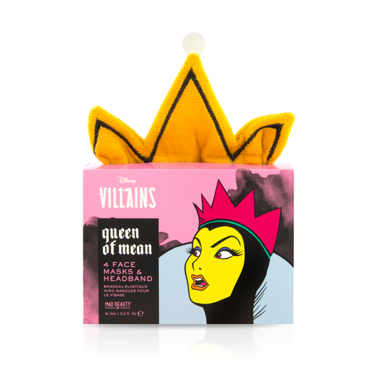 Mad Beauty Disney Kit Fascia Per Capelli e Maschere Viso Regina Cattiva di Biancaneve | RossoLacca