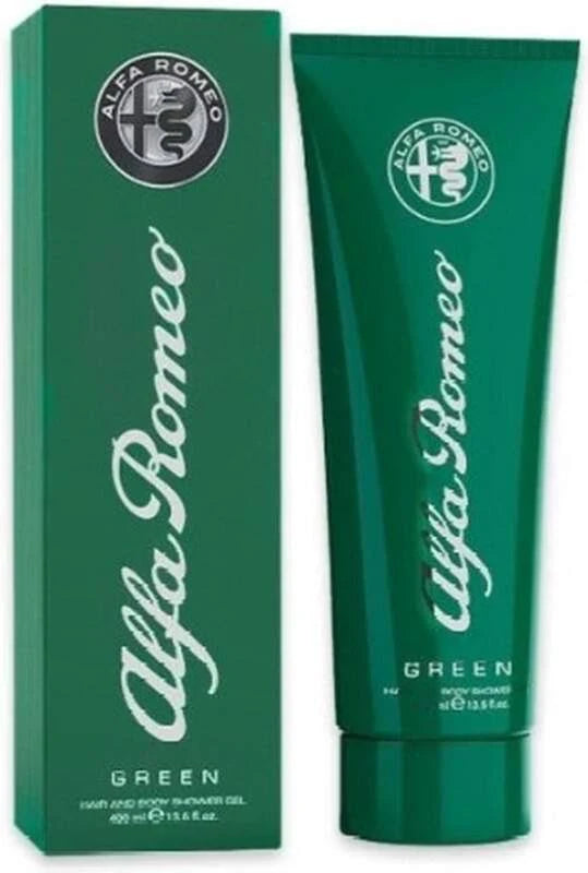 Alfa Romeo Green Hair And Body Shower Gel 400 ml | RossoLacca