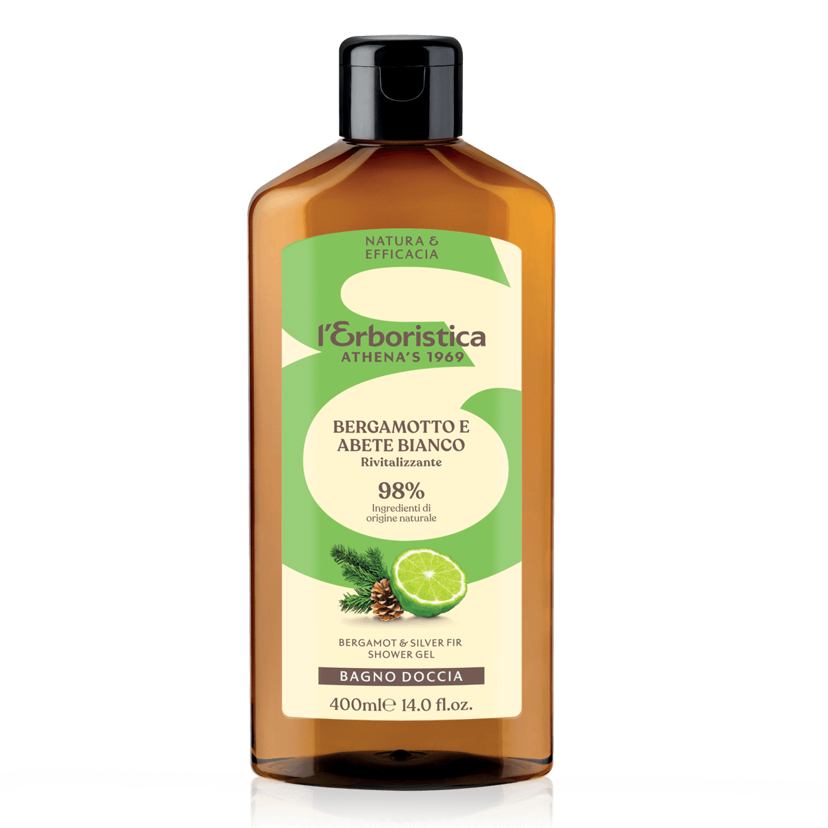 Athena's Bagno Doccia Bergamotto e Abete Bianco 400 ml | RossoLacca