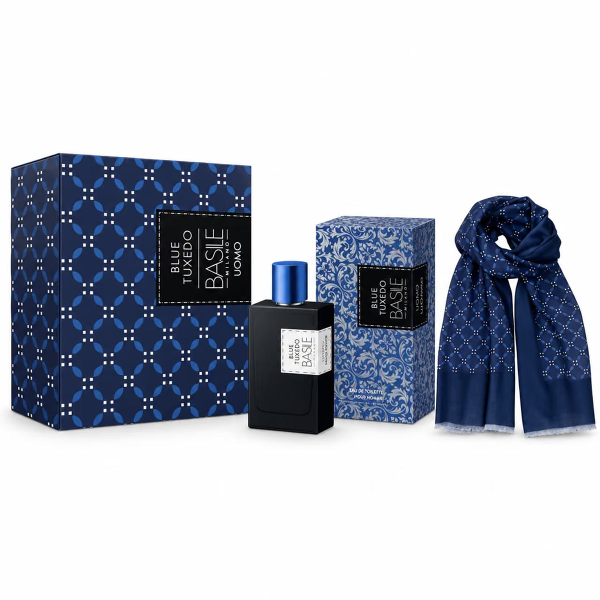 Basile Confezione Blue Tuxedo Eau de Toilette 100 ml + Sciarpa | RossoLacca