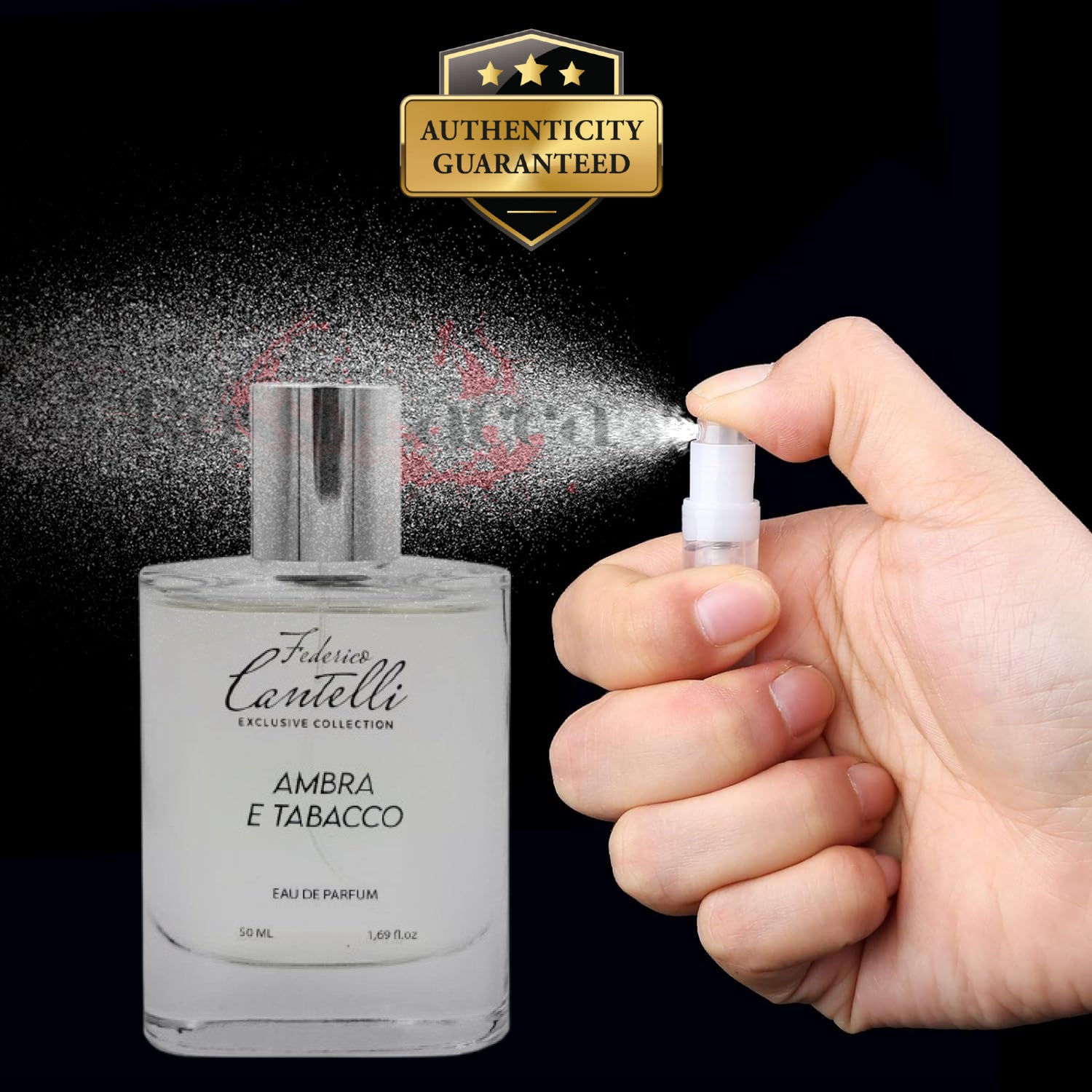 Federico Cantelli Exclusive Collection Ambra e Tabacco Eau de Parfum Unisex Decant 2 ml | RossoLacca