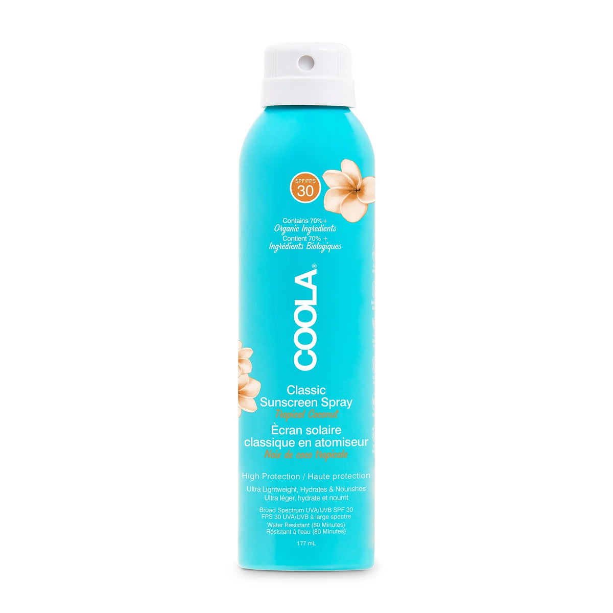 Coola Classic Body Sunscreen Spray SPF 30  - Tropical Coconut | RossoLacca