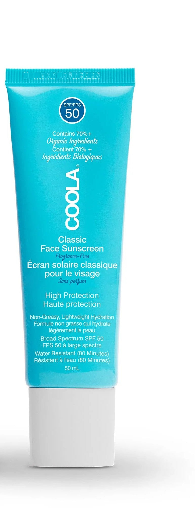 Coola Classic Face Sunscreen Lotion SPF 50 - Fragrance-Free | RossoLacca