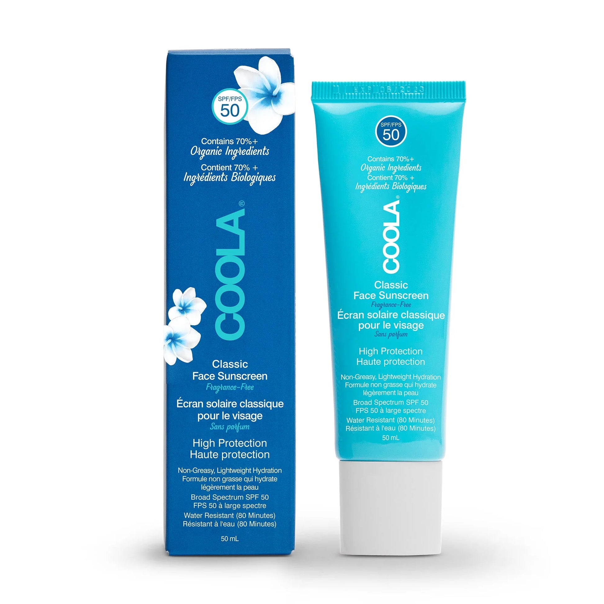 Coola Classic Face Sunscreen Lotion SPF 50 - Fragrance-Free | RossoLacca