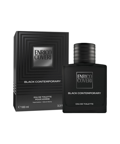 Enrico Coveri Black Contemporary Eau de Toilette Pour Homme 100 ml | RossoLacca
