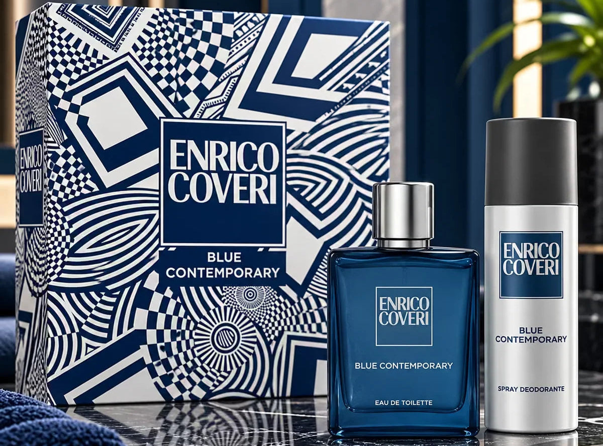 Enrico Coveri Blue Contemporary Cofanetto Eau de Toilette 100ml + Deodorante 150ml | RossoLacca