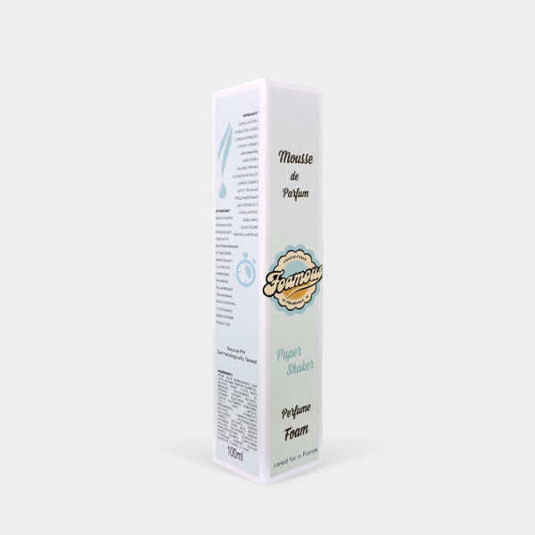 Foamous Profumo in Mousse Paper Shaker il nuovo modo di profumarsi | RossoLacca
