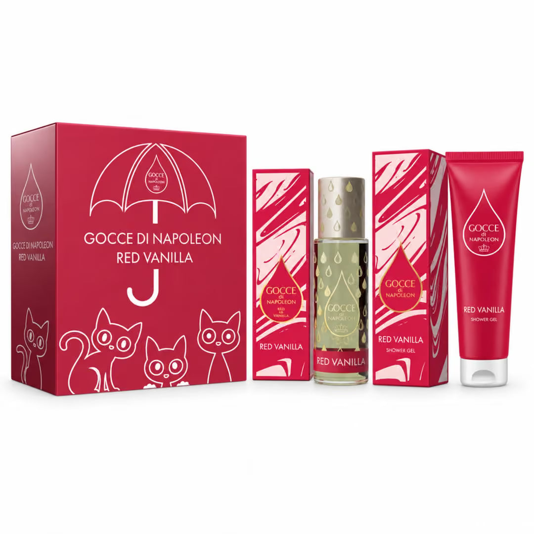 Gocce Di Napoleon Cofanetto Red Vanilla Eau de Toilette 100ml + Shower Gel 300ml |RossoLacca