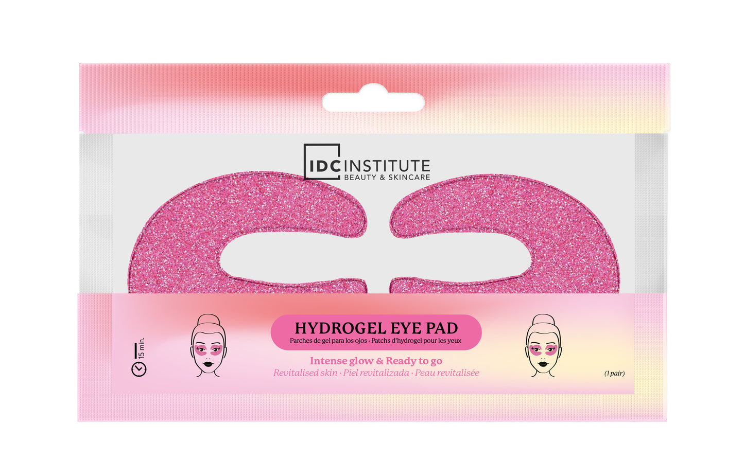 IDC Patch Occhi Intense Glow con Idrogel Idratanti Glitterati | rossolaccastore.com