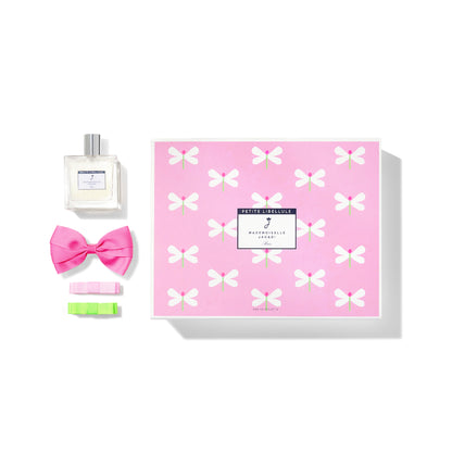 Jacadi Mademoiselle Petite Libellule Cofanetto Bimba Profumo 100 ml e Accessori Capelli | RossoLacca
