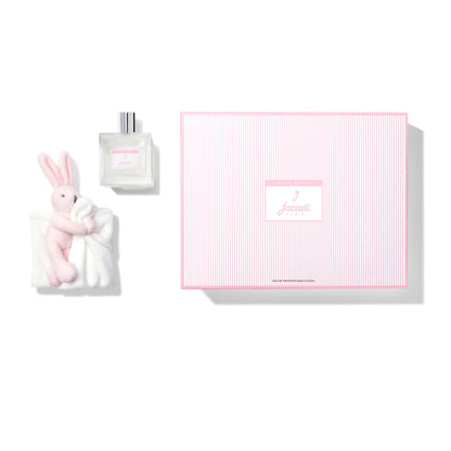Jacadi Tout Petit Cofanetto Eau de Toilette 100 ml con Pink Bunny | RossoLacca