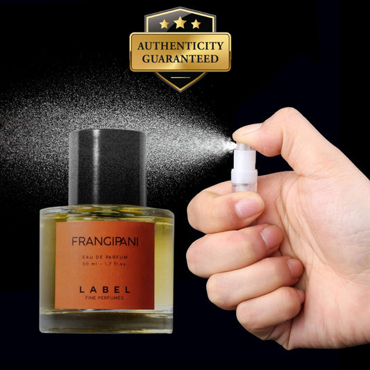 Label Frangipani Decant Eau de Parfum 2 ml | RossoLacca