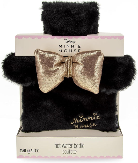 Mad Beauty Minnie Hot Water Bottle - Borsa dell'acqua calda Minnie con Fiocco| RossoLacca