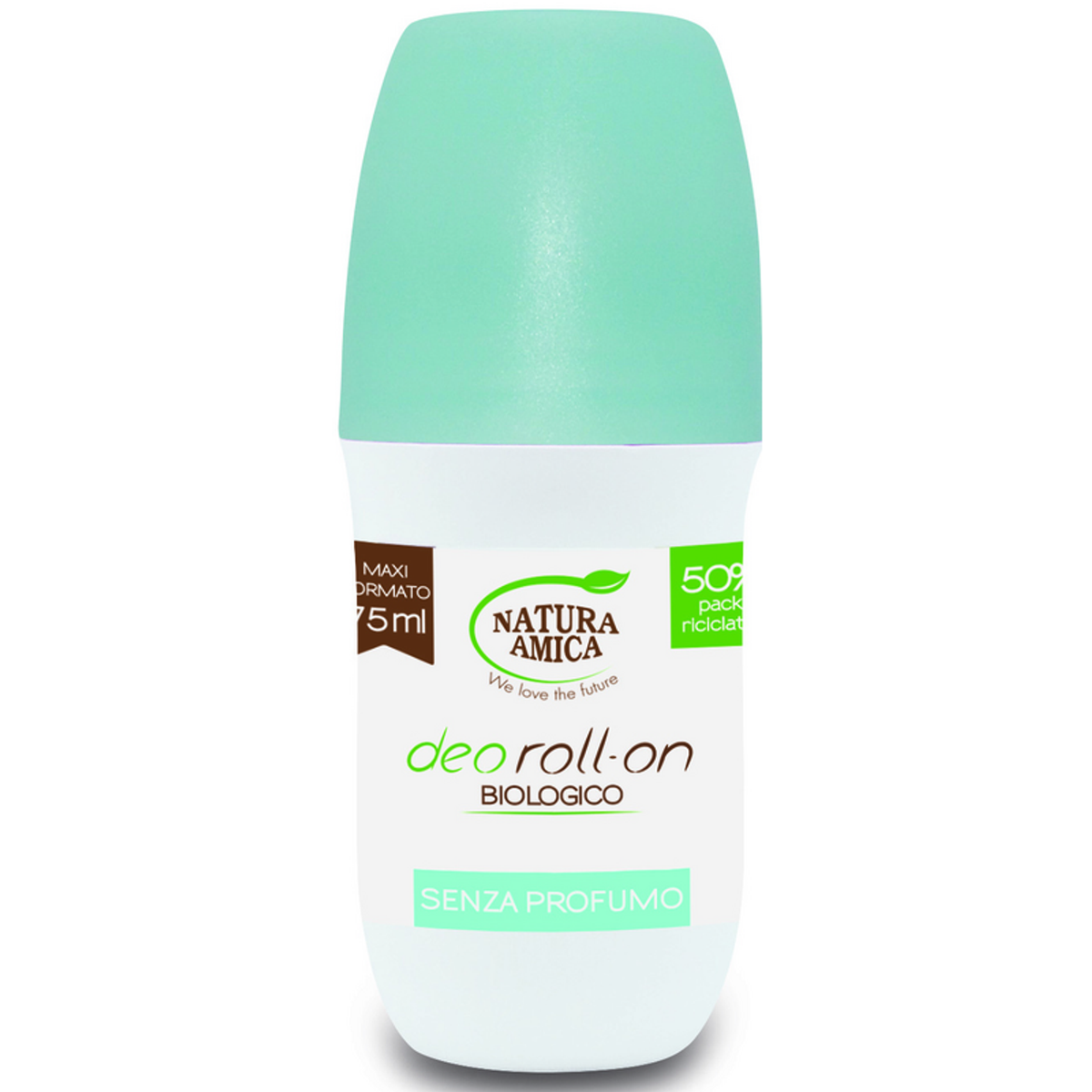 Natura Amica Deodorante Roll on Senza Profumo Veganok non testato sugli animali | RossoLacca