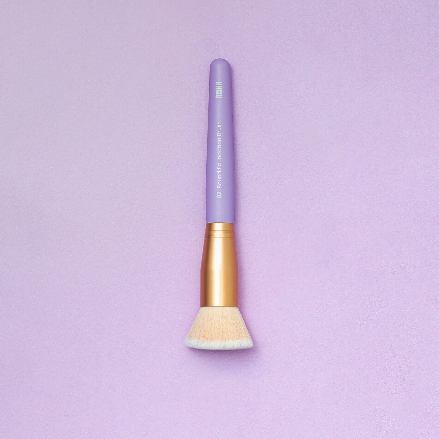 NEJHA 02 Round Foundation Brush – Pennello Fondotinta Tondo | RossoLacca