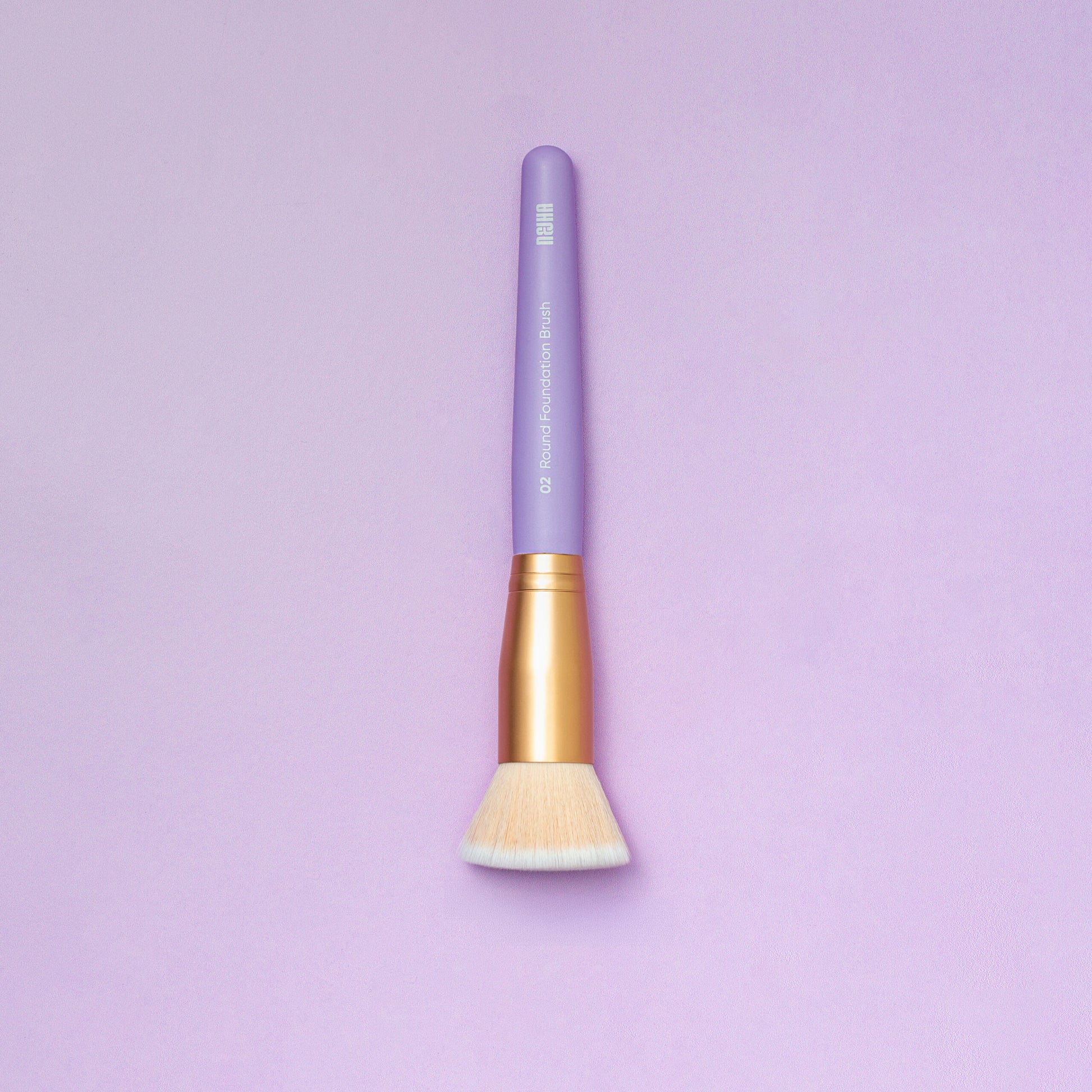 NEJHA 02 Round Foundation Brush – Pennello Fondotinta Tondo | RossoLacca