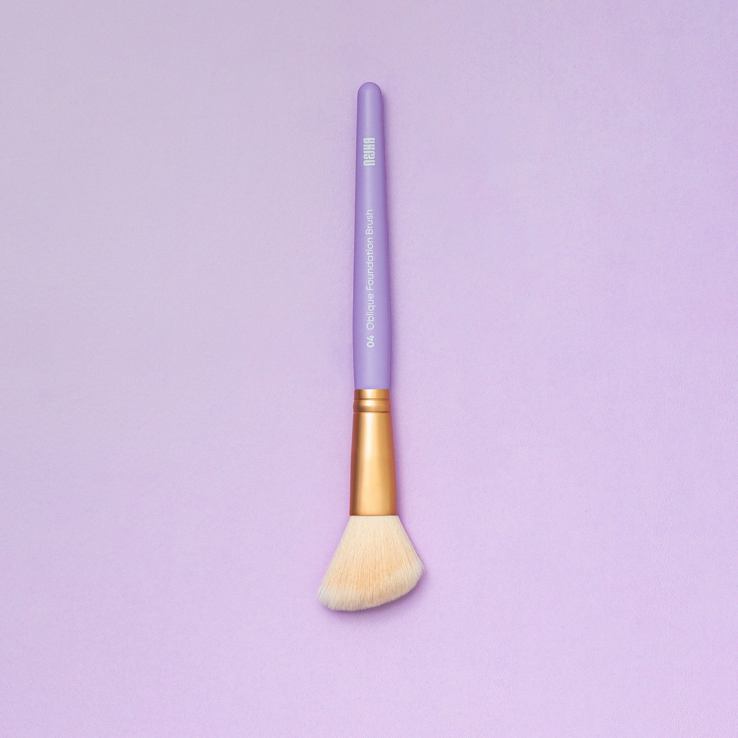 NEJHA 04 Oblique Foundation Brush – Pennello Fondotinta Obliquo | RossoLacca