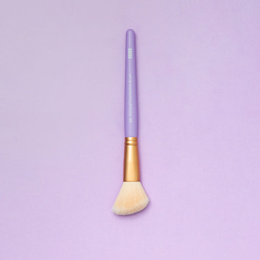 NEJHA 04 Oblique Foundation Brush – Pennello Fondotinta Obliquo | RossoLacca
