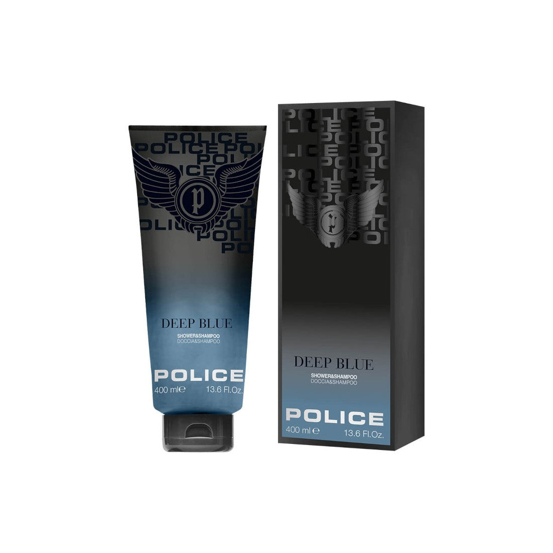 Police Contemporary Deep Blue Doccia Shampoo 400 ml | RossoLacca