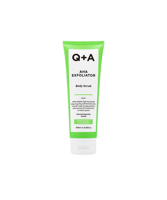 Q+A  AHA Exfoliator Body Scrub 250 ml - Scrub Corpo Esfoliante | RossoLacca