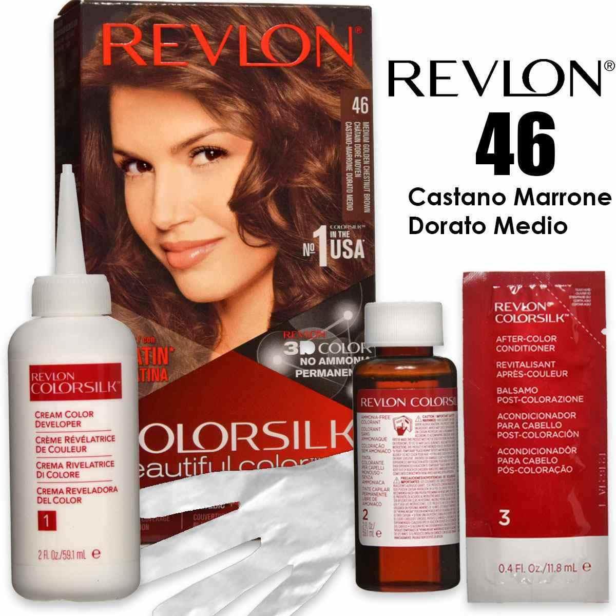 Tinta Per Capelli Senza Ammoniaca Revlon Colorsilk n.46 - Tutti i Colori | RossoLacca