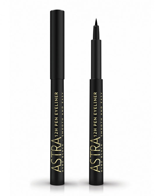 Astra 12H Pen Eyeliner Extra Black - RossoLaccaStore